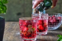 Erfrischender Strawberry Cocktail mit Vodka