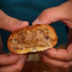 Bifteki-Brötchen mit Feta und Hackfleisch, ofenfrisch