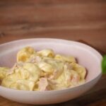 Schinken-Sahne-Soße mit Pasta