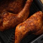 BBQ-Hähnchenschenkel aus dem Airfryer